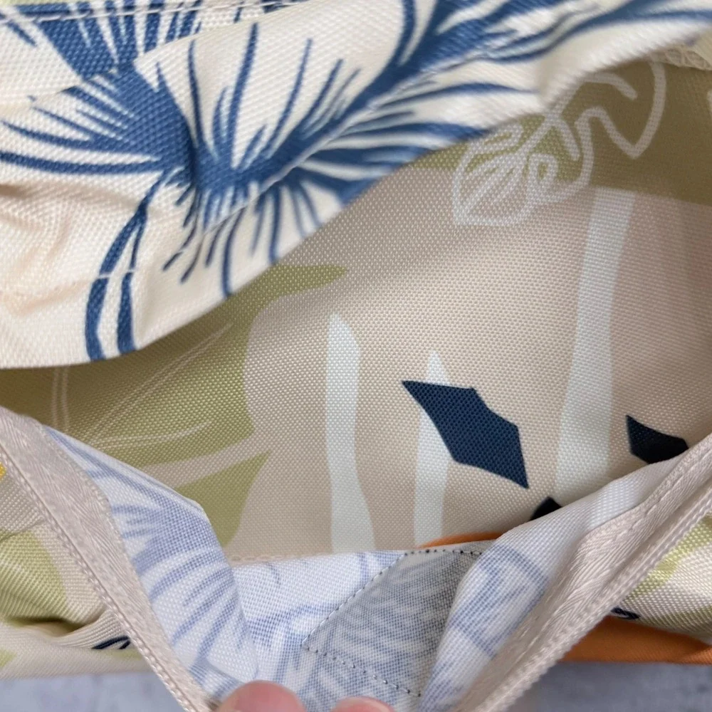 Reef Pierside Backpack Fog Palm Unisex‎ OS Tropical Floral Monstera Leaf Print